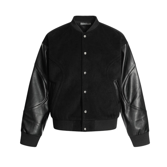Arc Panel Varsity Jacket