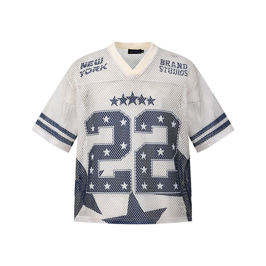 22 printed rugby jersey