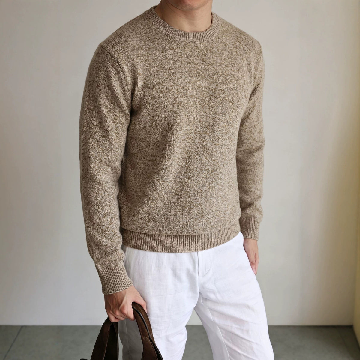 Premium Crew Neck Knit Sweater