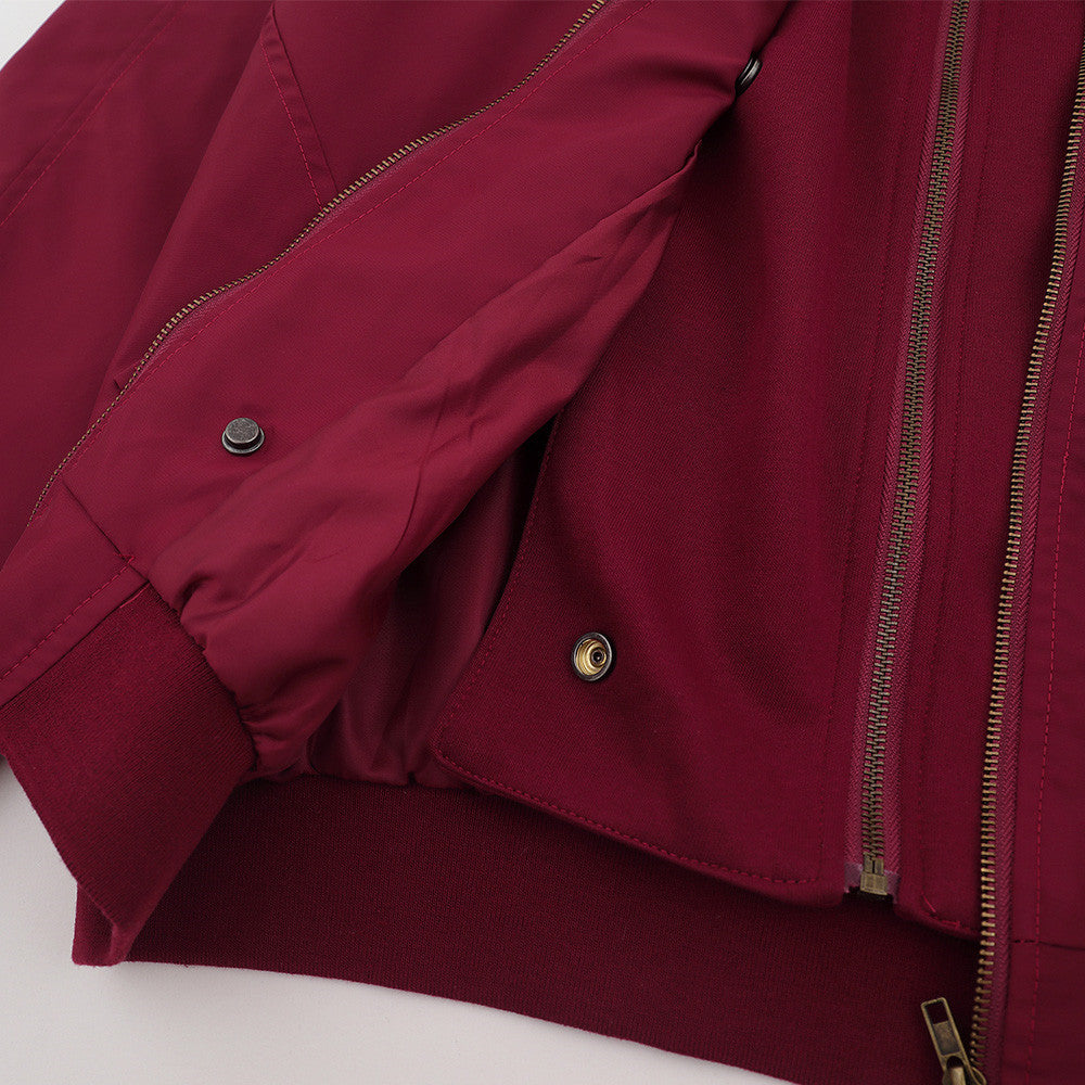 Double-Zip Utility Bomber Jacket