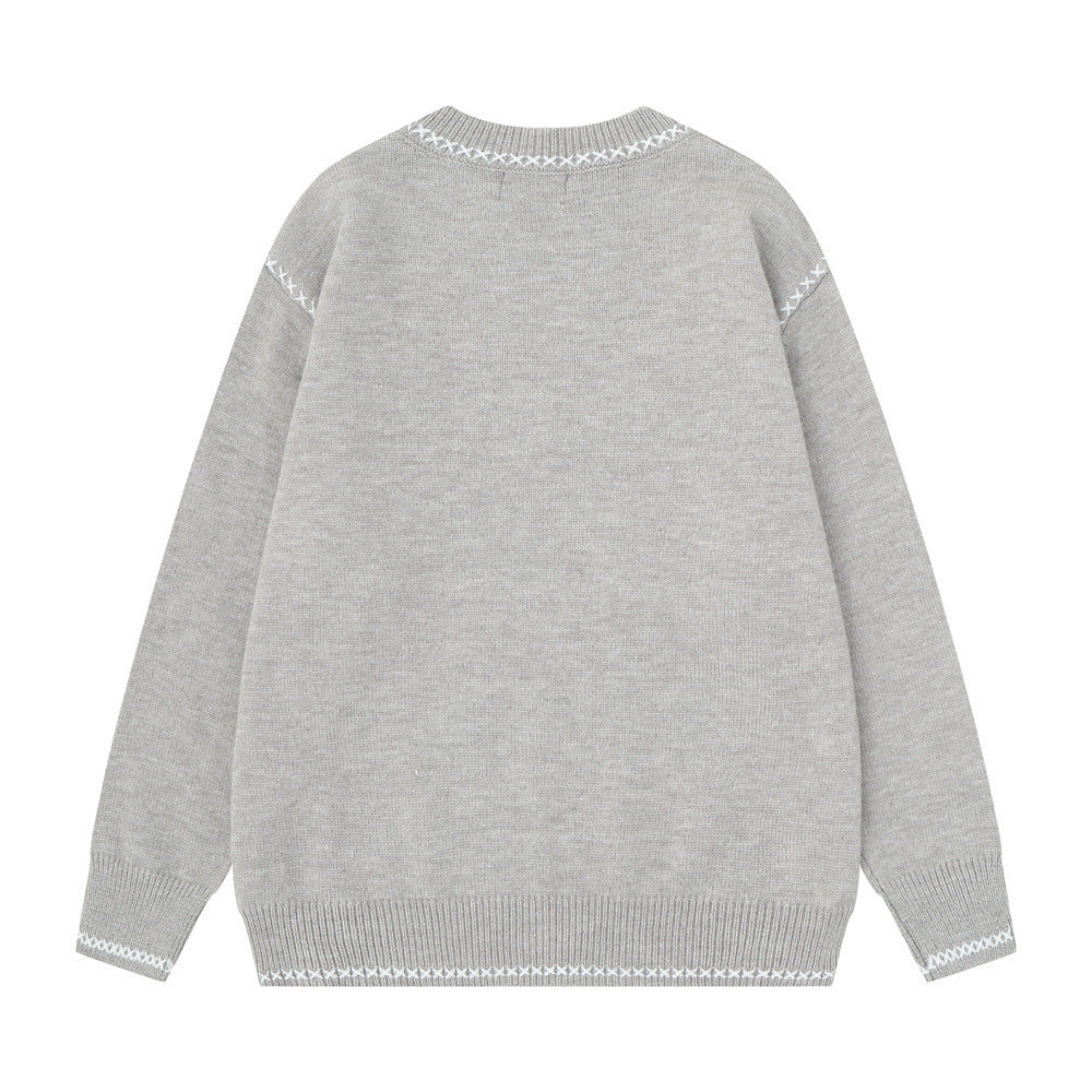 Cross Stitch Knit Sweater