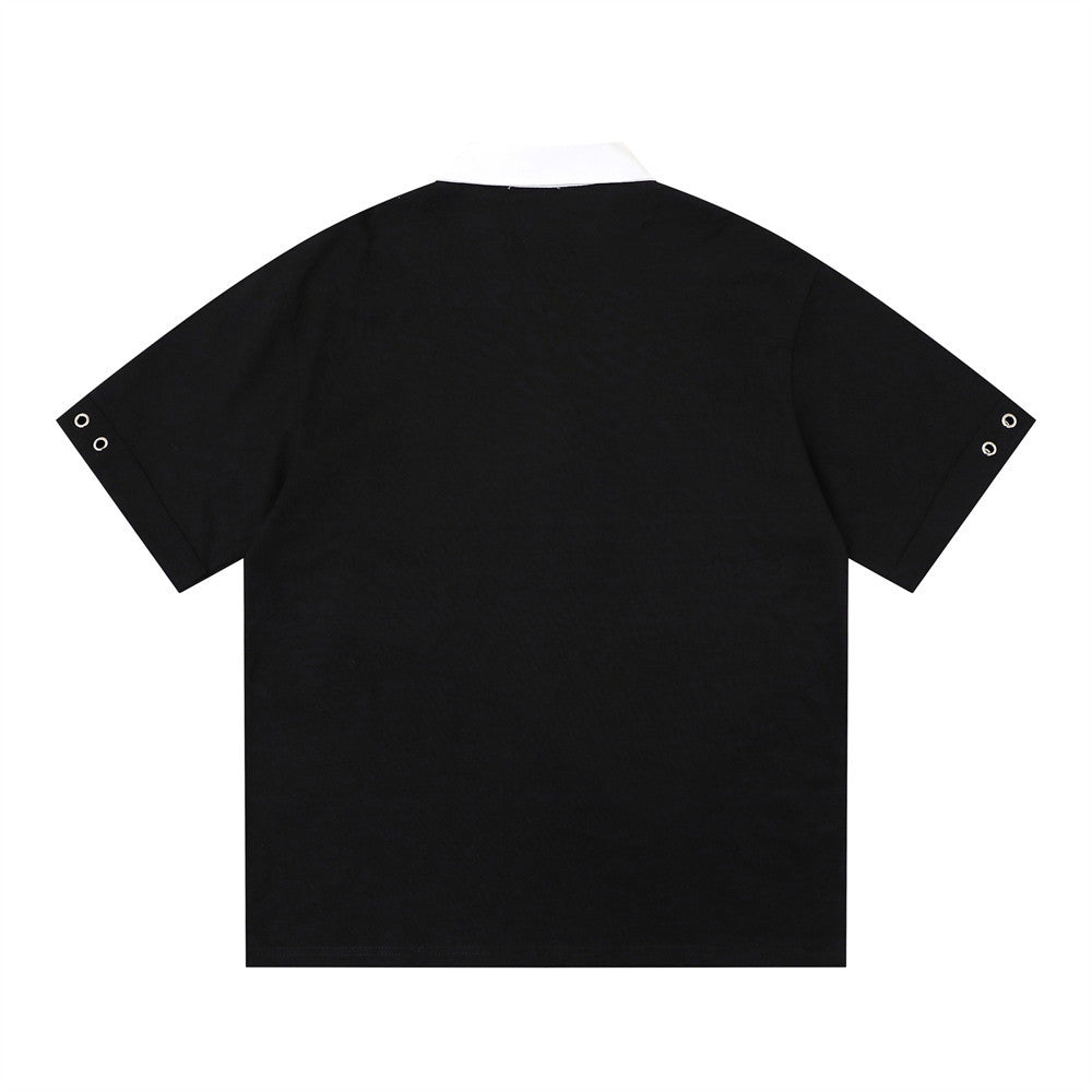 Embroidered Graphic Polo
