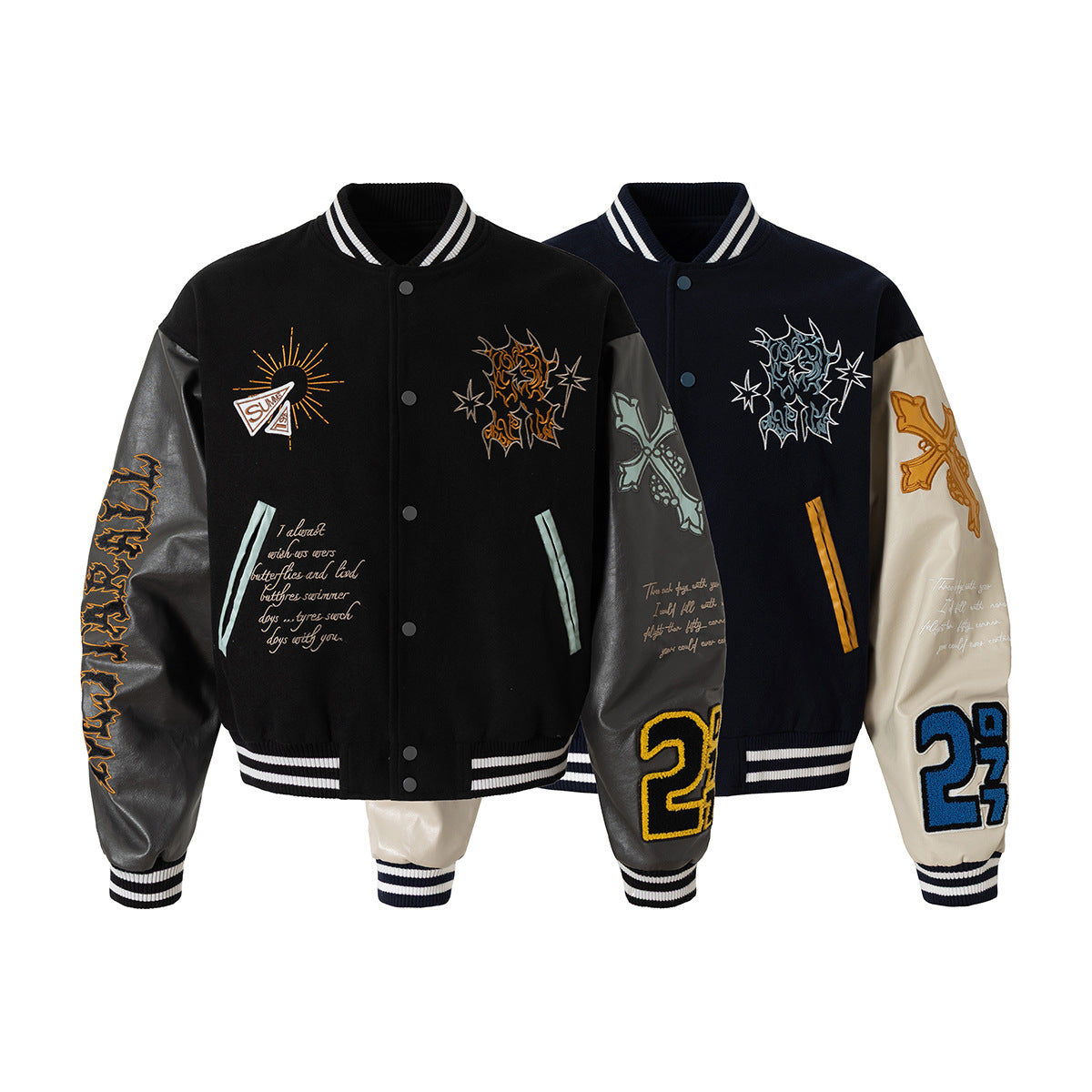 Embroidered Baseball Totem Jacket