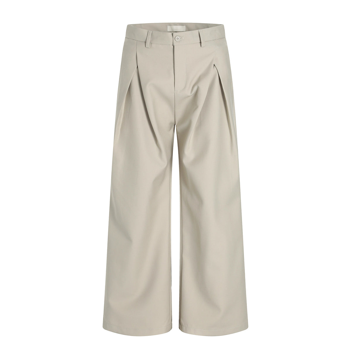 Pleated Wide-Leg Trousers
