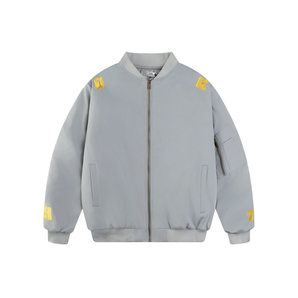 Embroidered Letter Bomber Jacket