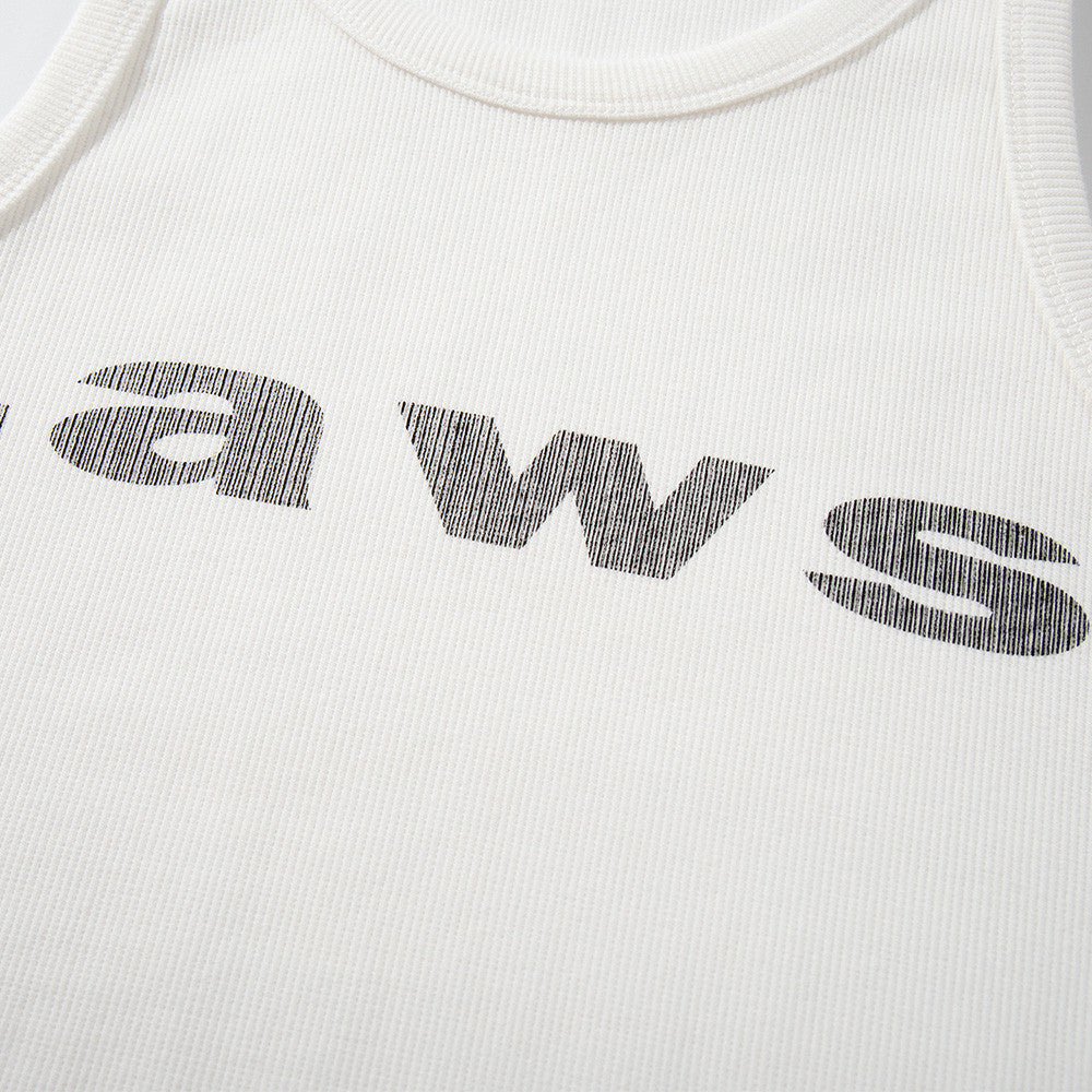 Retro Logo Ribbed Tank