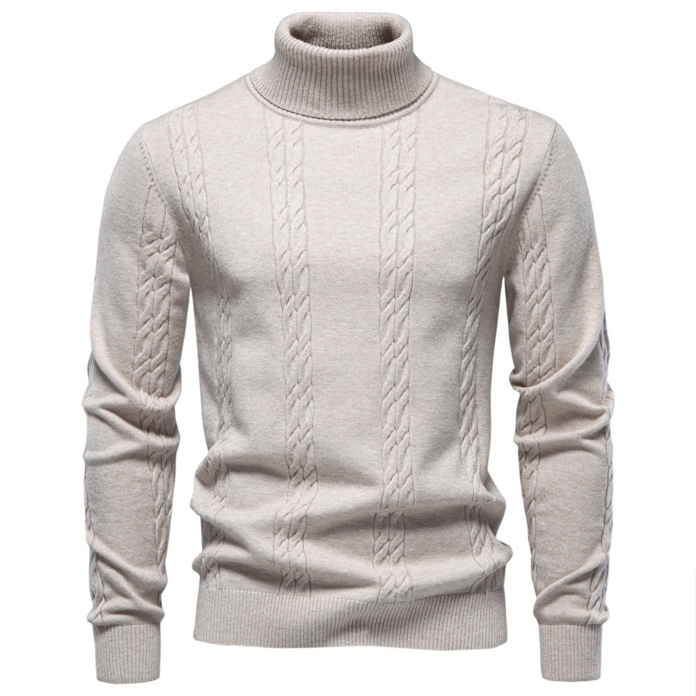 Cable Knit Turtleneck Sweater