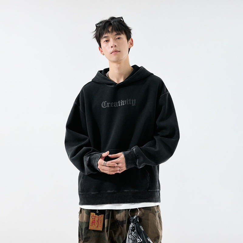 Hoodie men's printed letter hoodie