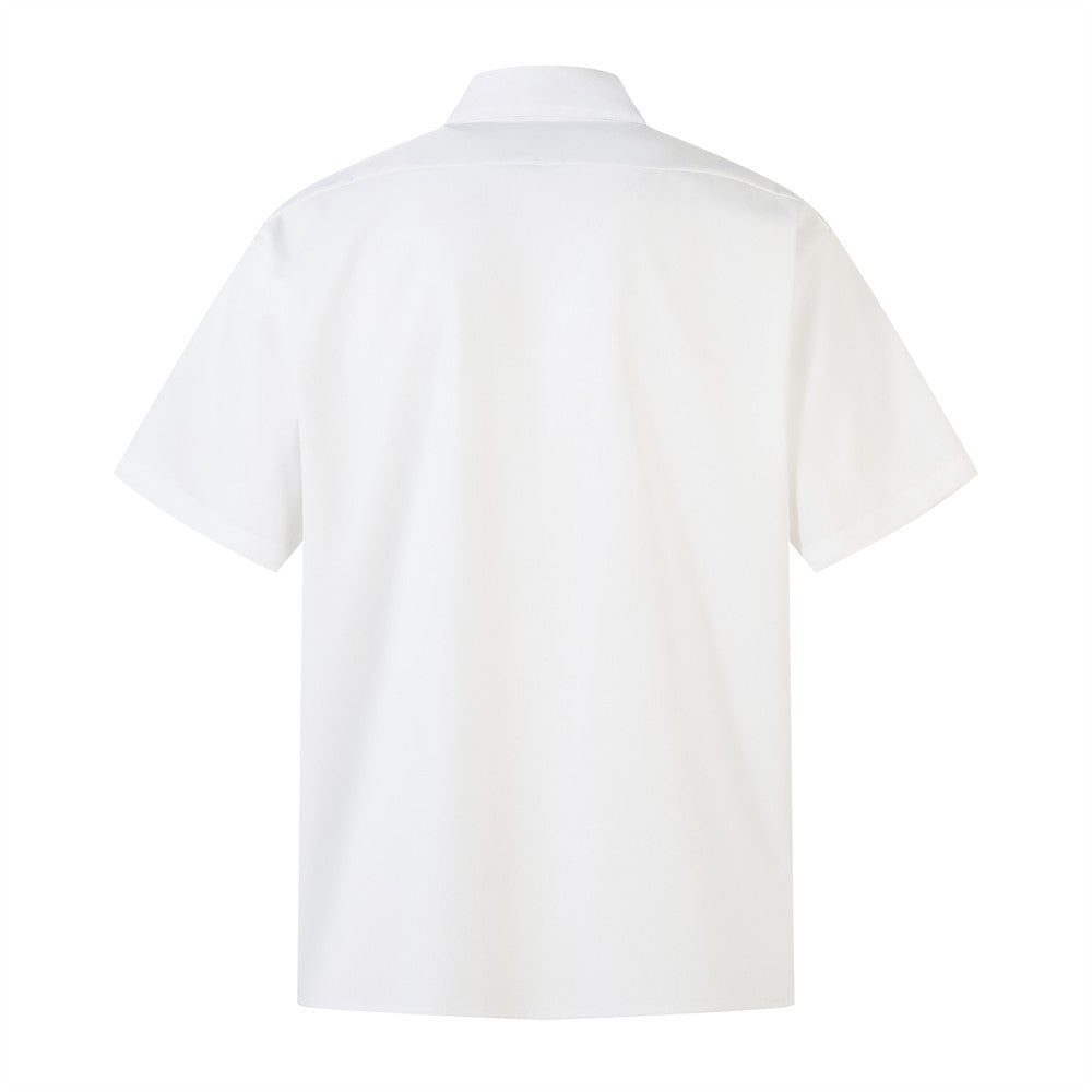 Tie Clip Short Sleeve Shirt
