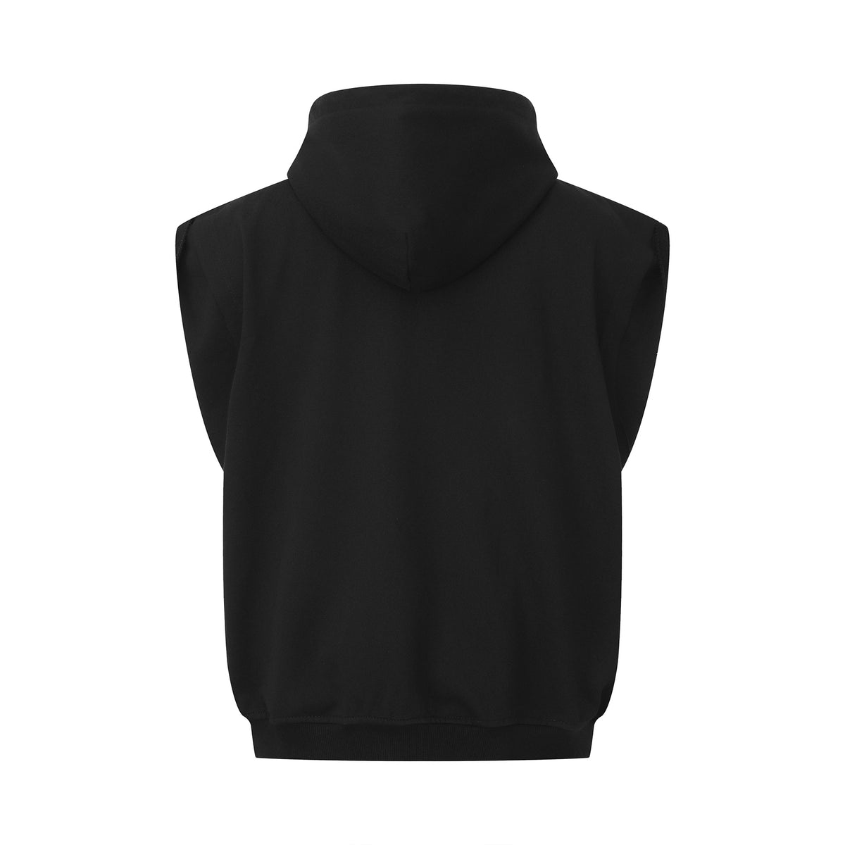 Sleeveless Zip-Up Hoodie