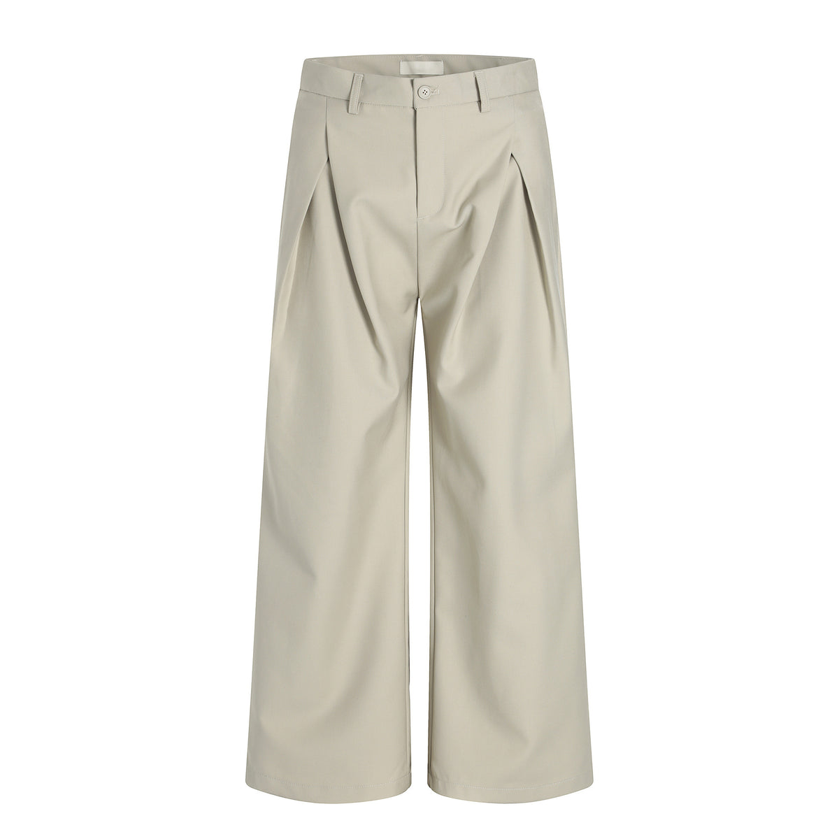Pleated Wide-Leg Trousers