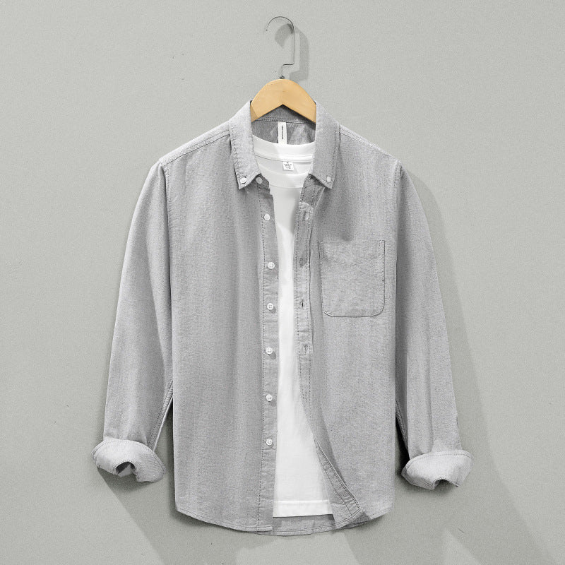 Contrast Detail Overshirt