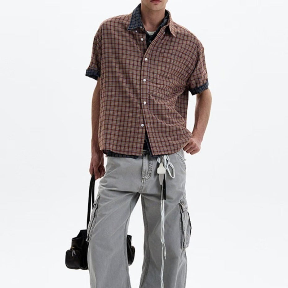 Vintage Check Short Sleeve Shirt