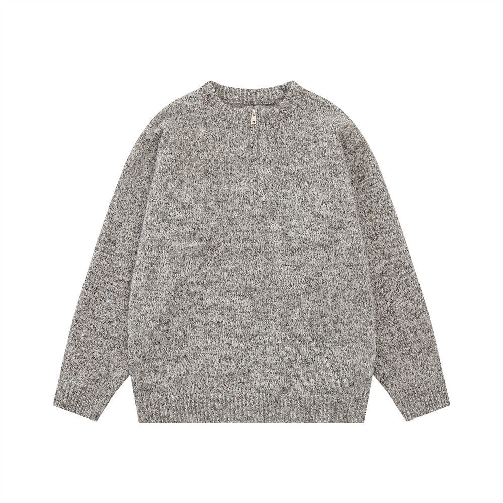 Textured Marl Knit Sweater