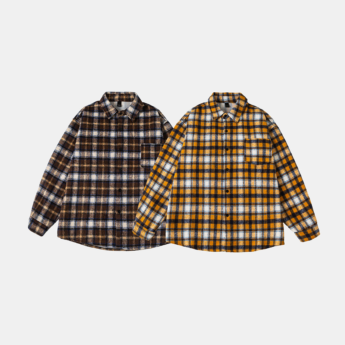 Plaid Flannel Overshirt