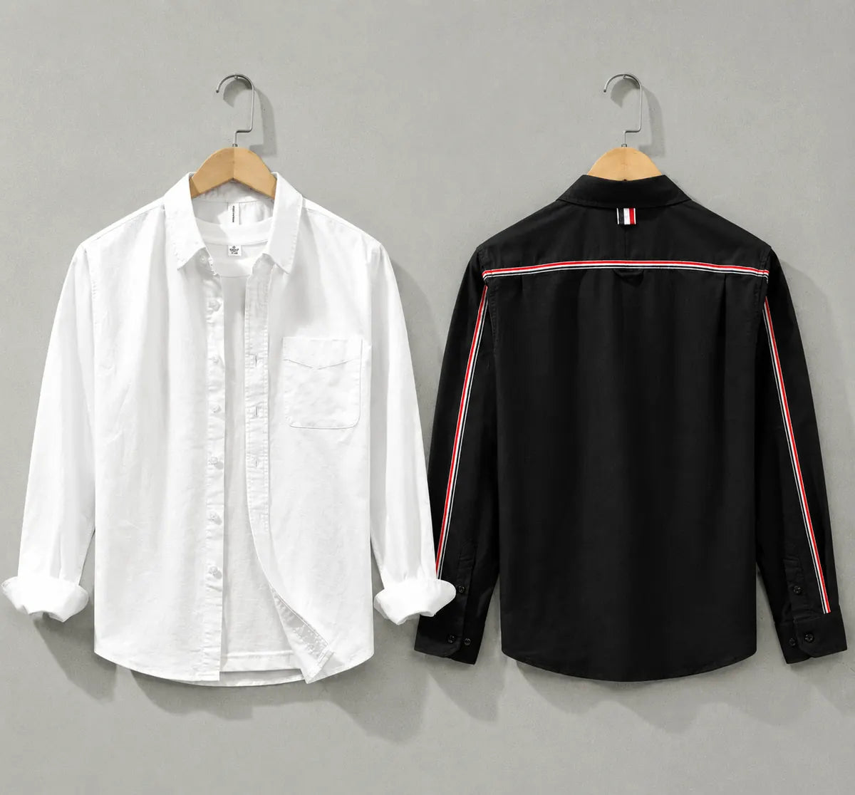 Contrast Detail Overshirt